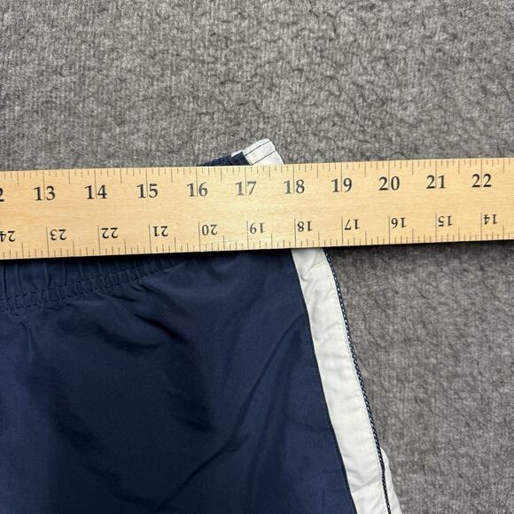 Vintage 90s Reebok Shorts Mens Large Navy Blue 4" Inseam Soccer Running Dad - Picture 4 of 7